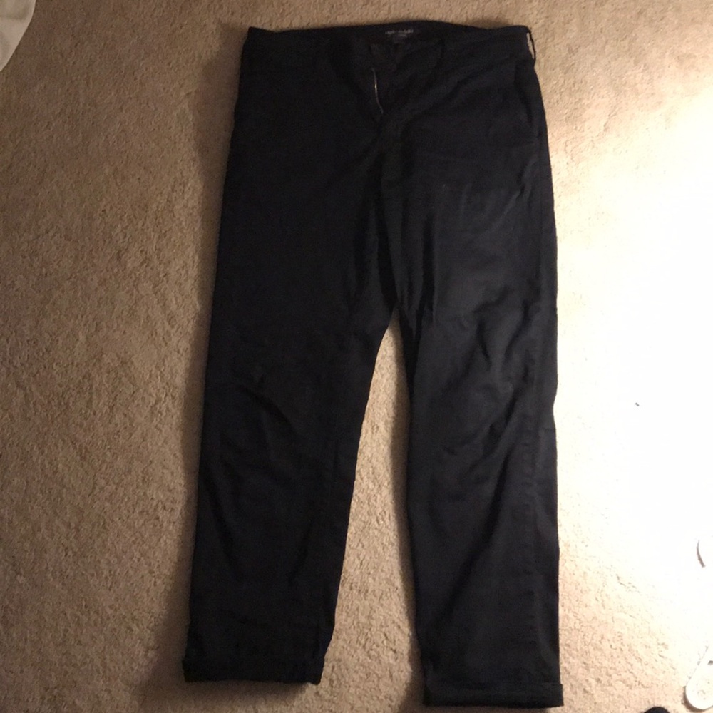 Black chinos